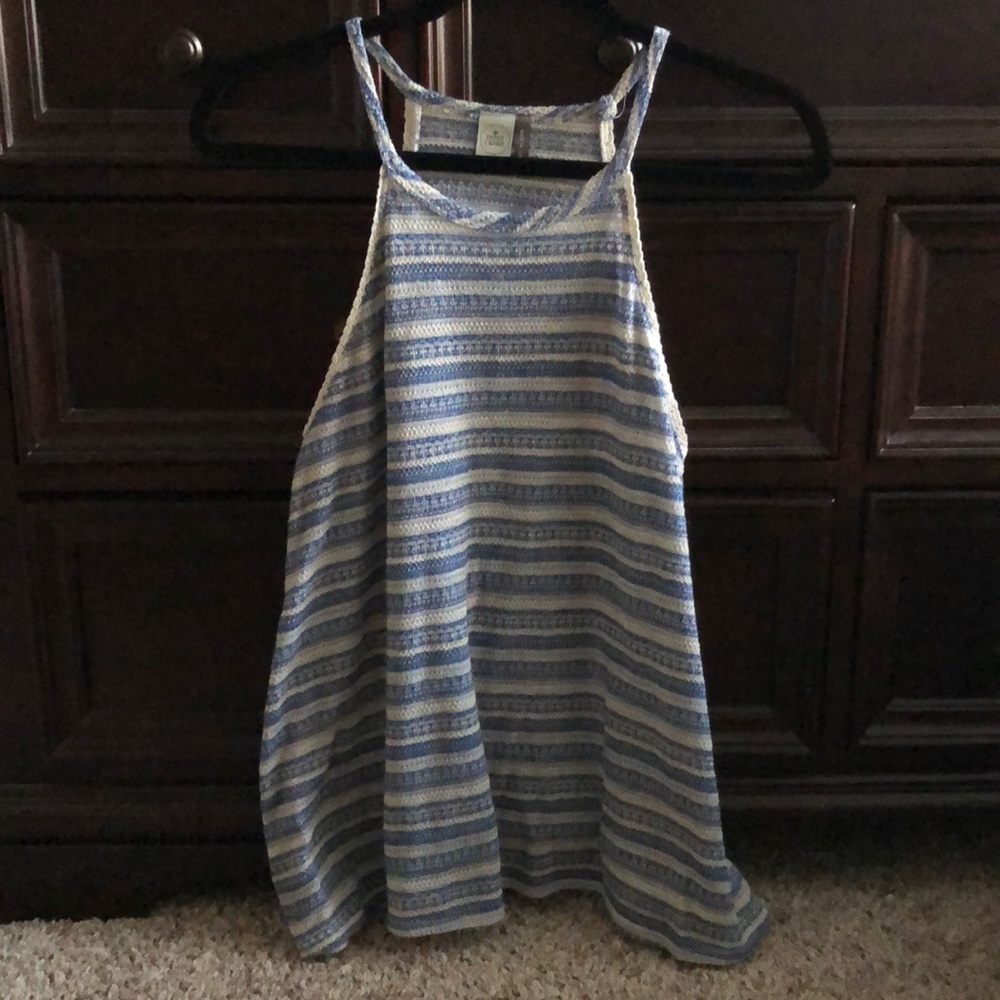 High neck tank top